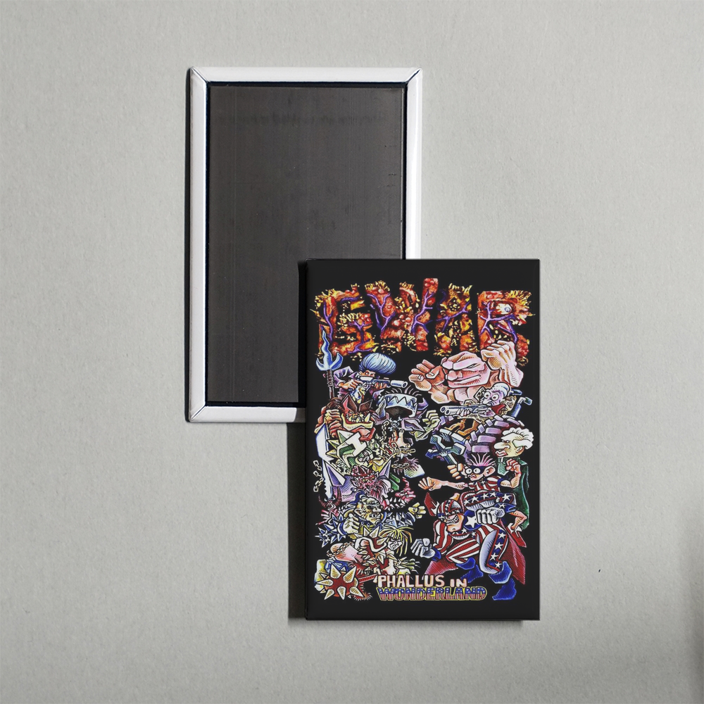 GWAR Phallus in Wonderland Mini Movie Fridge Magnet