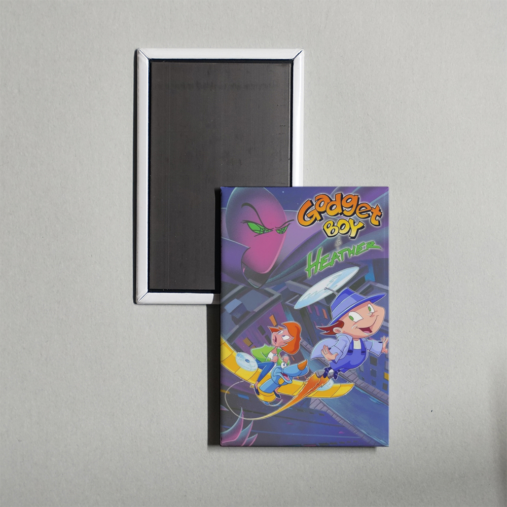 Gadget Boy & Heather TV Show Fridge Magnet