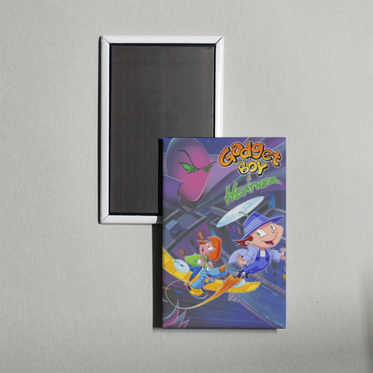 Gadget Boy & Heather TV Show Fridge Magnet