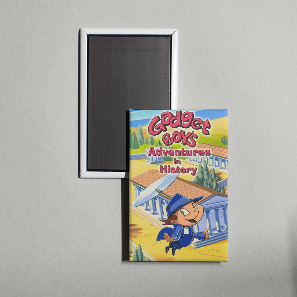 Gadget Boy's Adventures in History TV Show Fridge Magnet