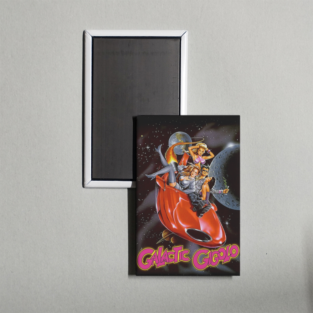 Galactic Gigolo Mini Movie Fridge Magnet