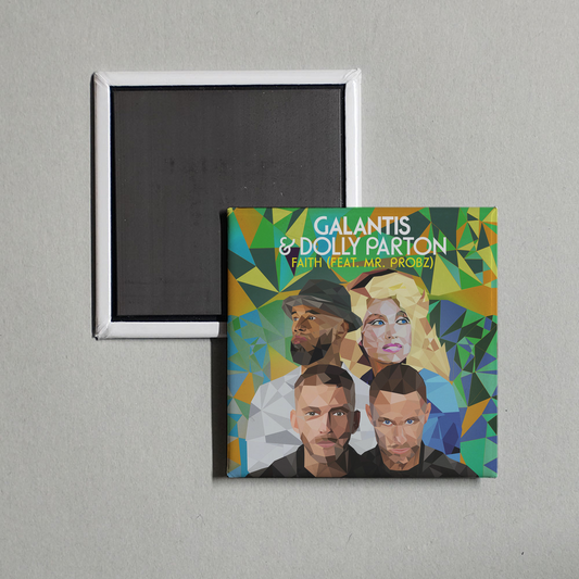 Galantis - Faith (with Dolly Parton) [feat. Mr. Probz] Album Cover Fridge Magnet