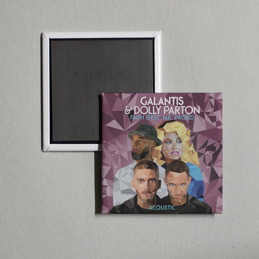 Galantis - Faith (with Dolly Parton) [feat. Mr. Probz] [Acoustic] Album Cover Fridge Magnet