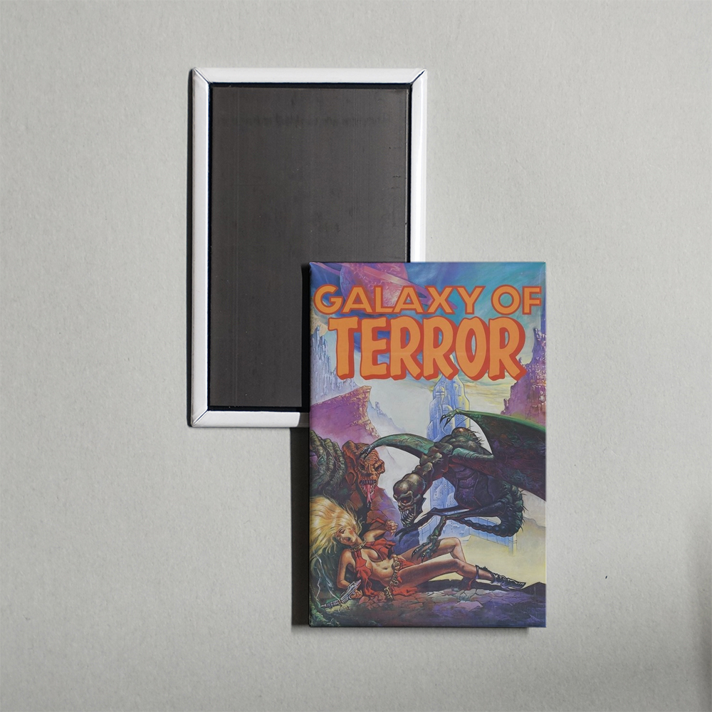 Galaxy of Terror Mini Movie Fridge Magnet