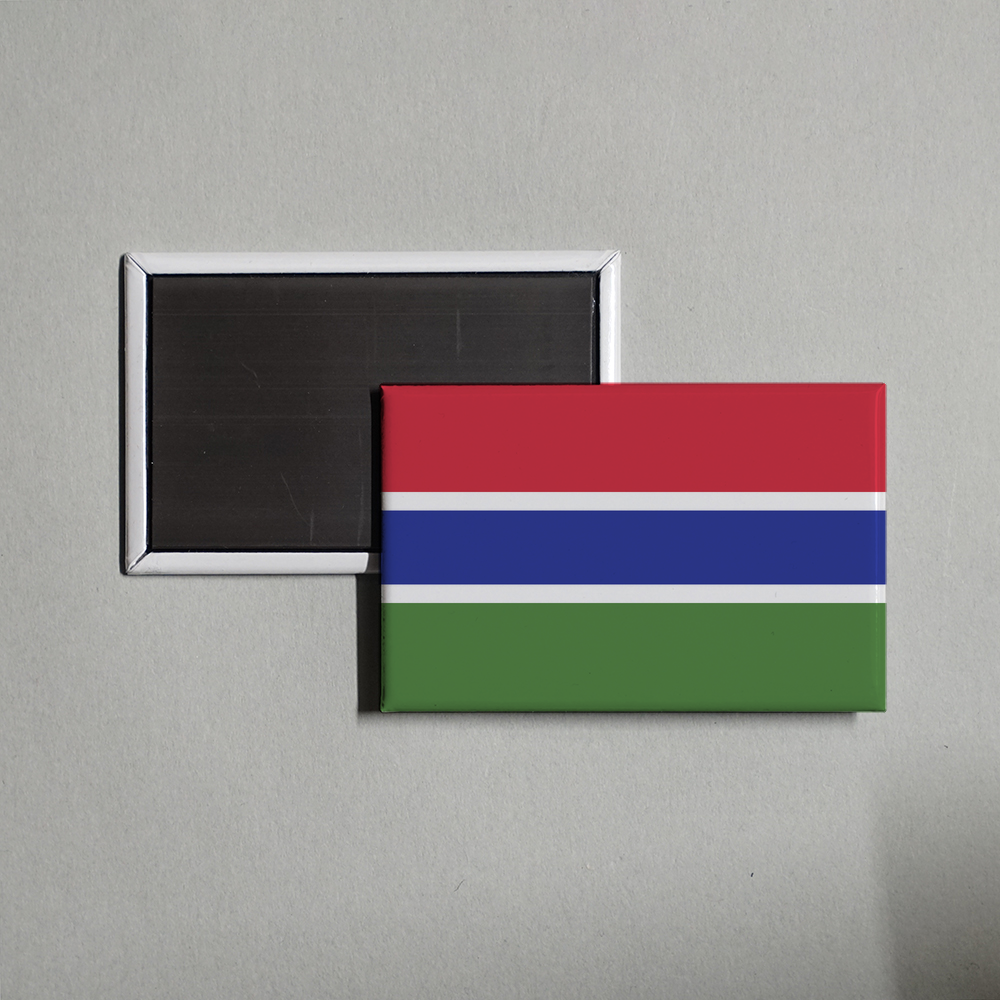Gambia Flag Fridge Magnet