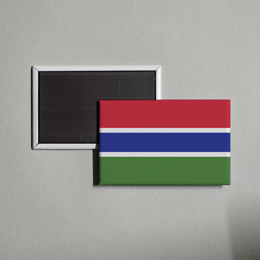 Gambia Flag Fridge Magnet