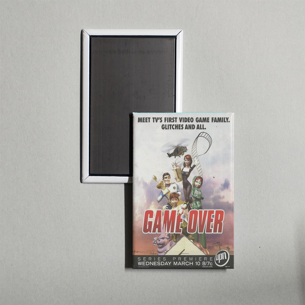 Game Over TV Show Fridge Magnet