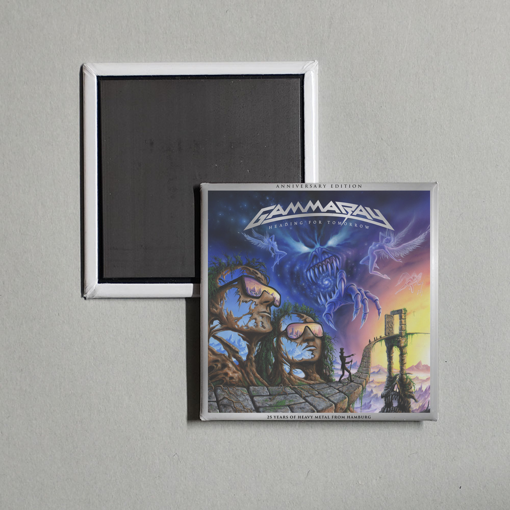 Gamma Ray - Heading for Tomorrow (Anniversary Edition) Album Cover Fridge Magnet