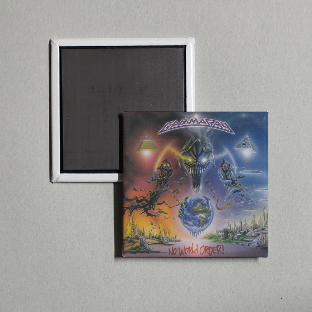 Gamma Ray - No World Order Album Cover Fridge Magnet