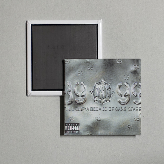 Gang Starr - Full Clip A Decade Of Gang Starr Album Cover Fridge Magnet