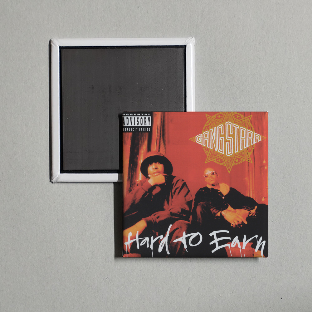 Gang Starr - Hard To Earn Album Cover Fridge Magnet