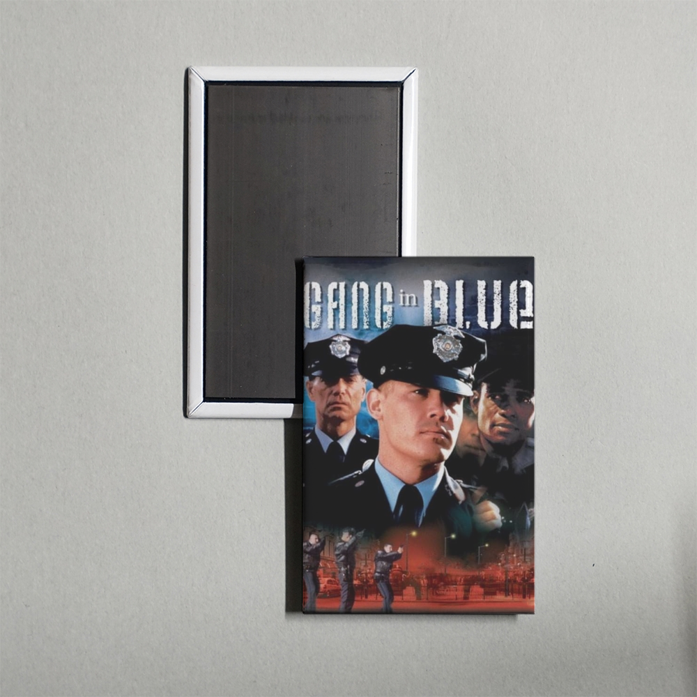 Gang in Blue Mini Movie Fridge Magnet