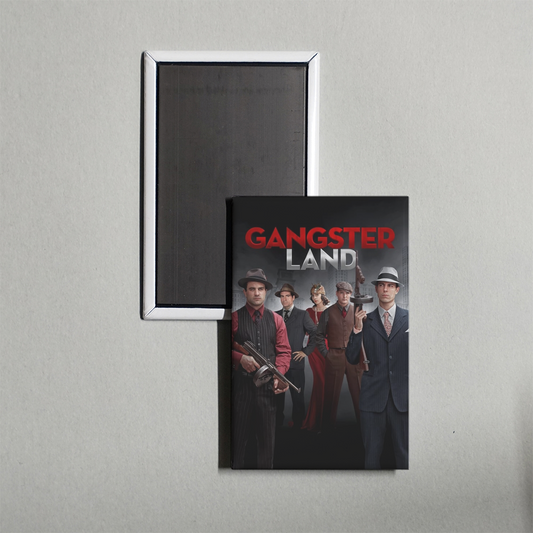 Gangster Land Mini Movie Fridge Magnet