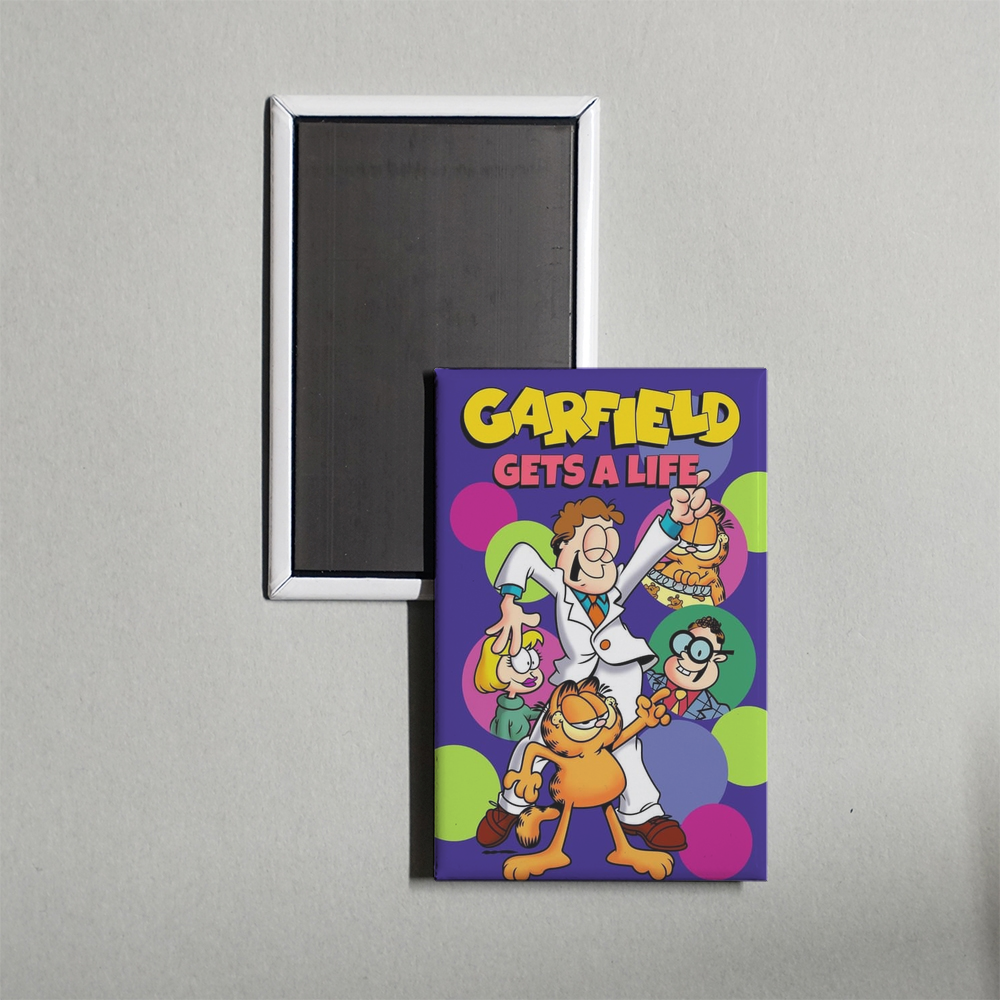 Garfield Gets a Life Mini Movie Fridge Magnet