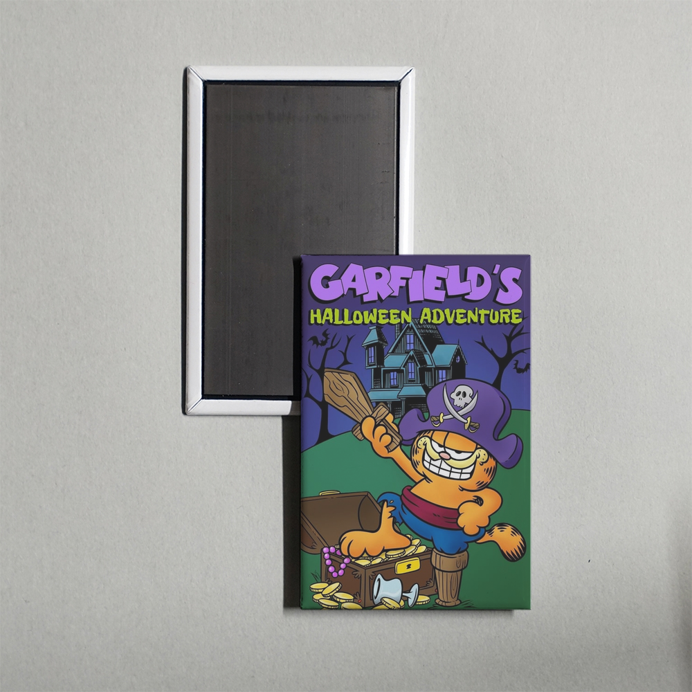 Garfield's Halloween Adventure Mini Movie Fridge Magnet