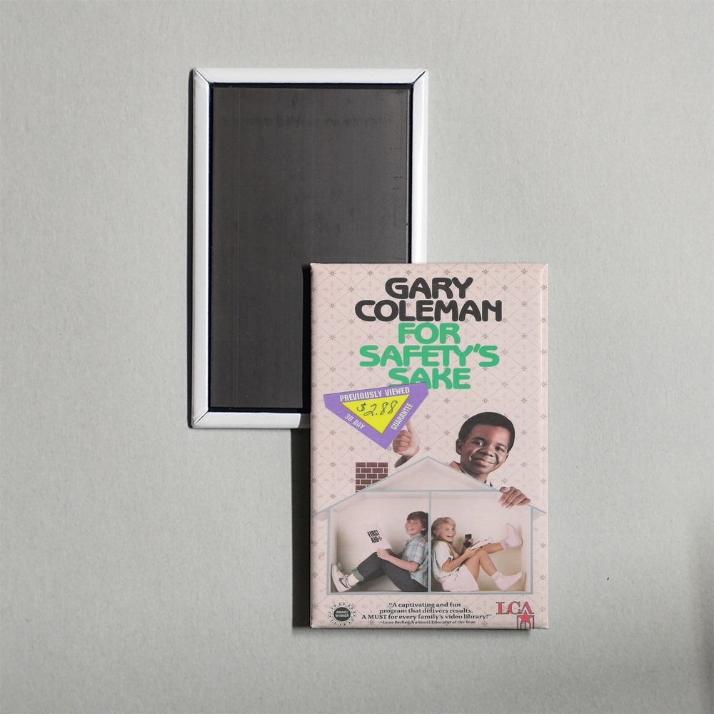 Gary Coleman For Safety's Sake Mini Movie Fridge Magnet