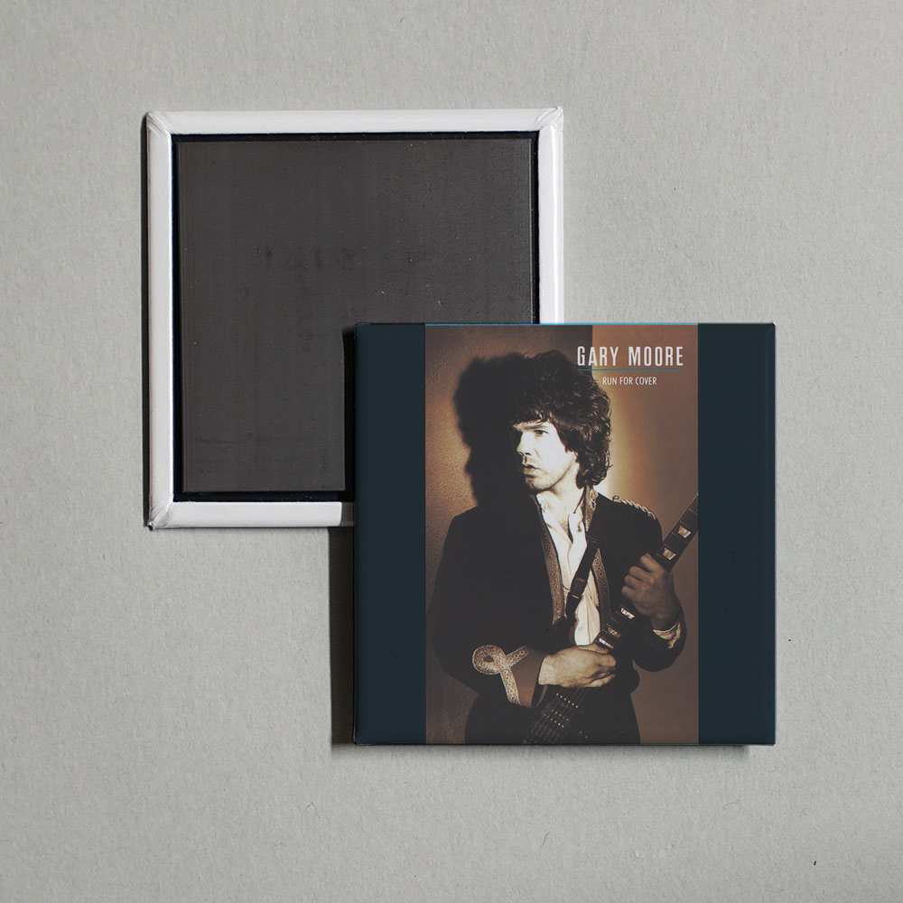 Gary Moore - Run For Cover Album Cover Fridge Magnet