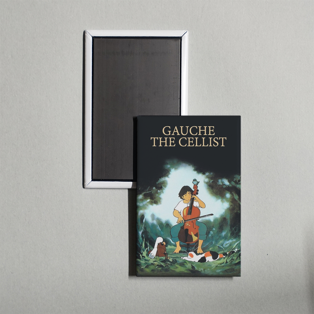 Gauche the Cellist Mini Movie Fridge Magnet