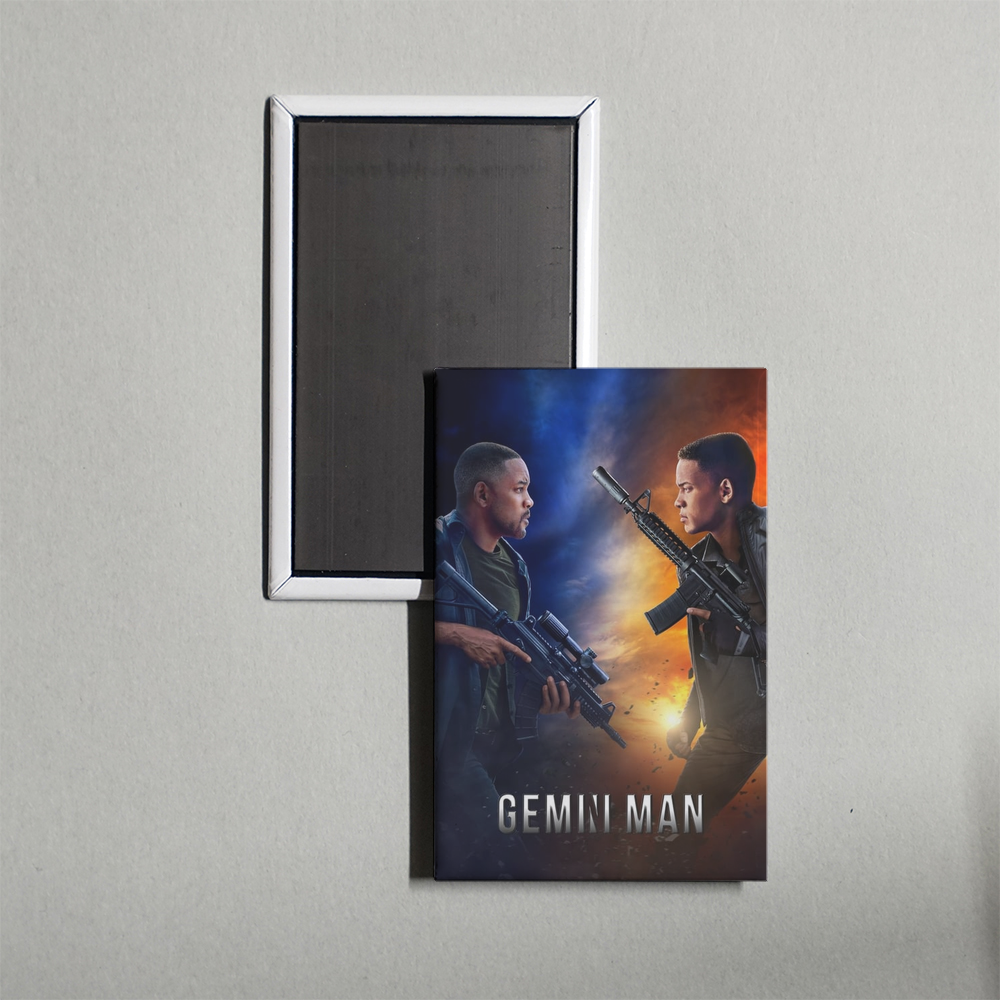 Gemini Man Mini Movie Fridge Magnet