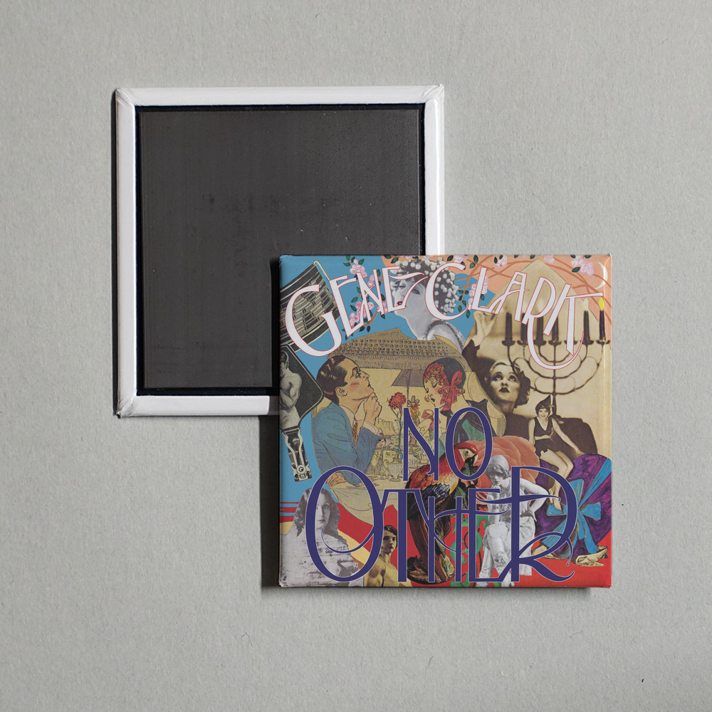 Gene Clark - No Other Album Cover Fridge Magnet