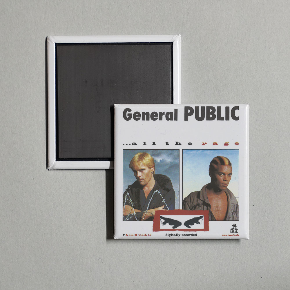 General Public - All The Rage Album Cover Fridge Magnet