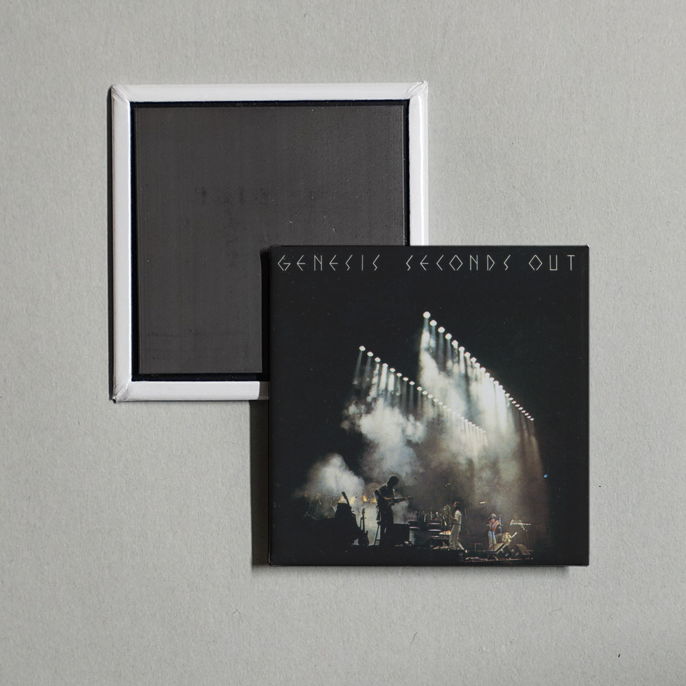 Genesis - Seconds Out (Live) Album Cover Fridge Magnet