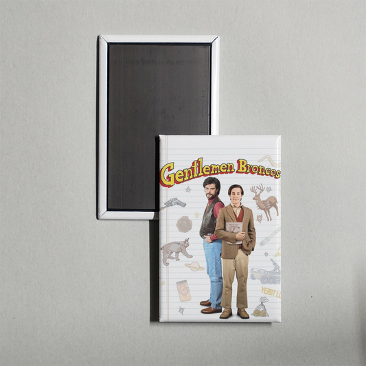 Gentlemen Broncos Mini Movie Fridge Magnet