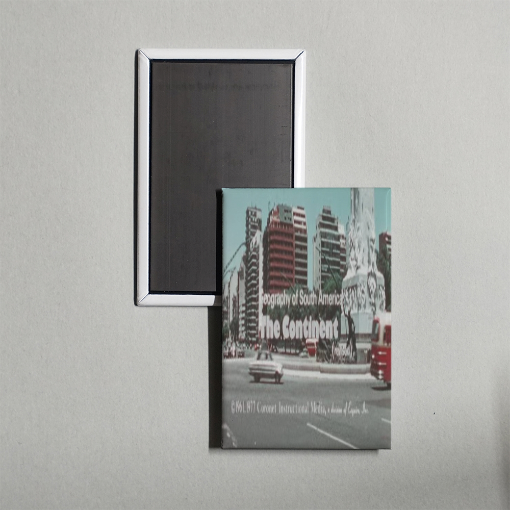 Geography of South America The Continent (Revised) Mini Movie Fridge Magnet