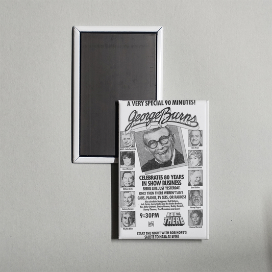 George Burns Celebrates 80 Years in Show Business Mini Movie Fridge Magnet