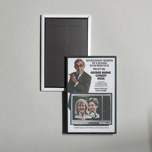 George Burns Comedy Week TV Show Fridge Magnet