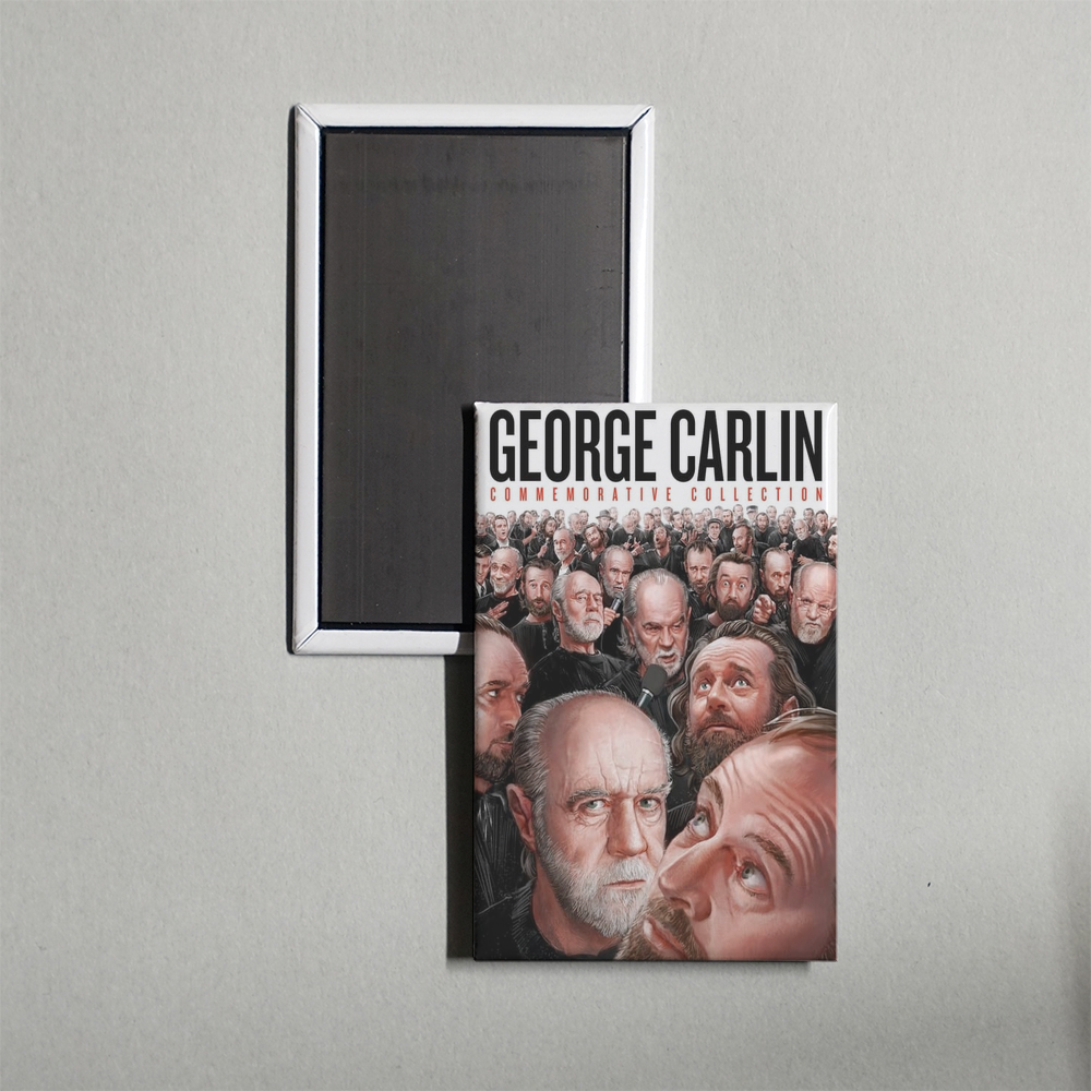 George Carlin The Real George Carlin Mini Movie Fridge Magnet