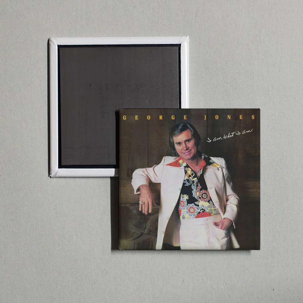 George Jones - I Am What I Am (Expanded Edition) Album Cover Fridge Magnet