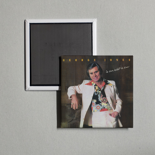 George Jones - I Am What I Am (Expanded Edition) Album Cover Fridge Magnet