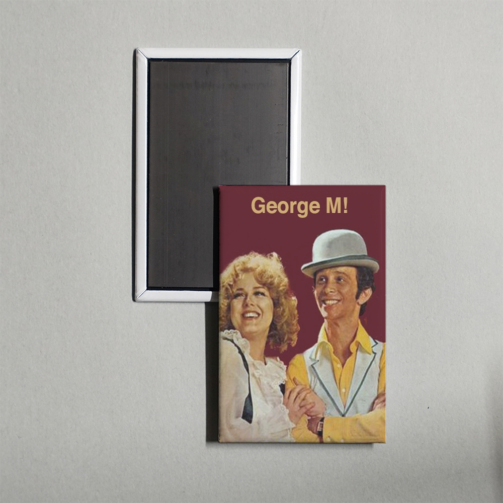 George M! Mini Movie Fridge Magnet