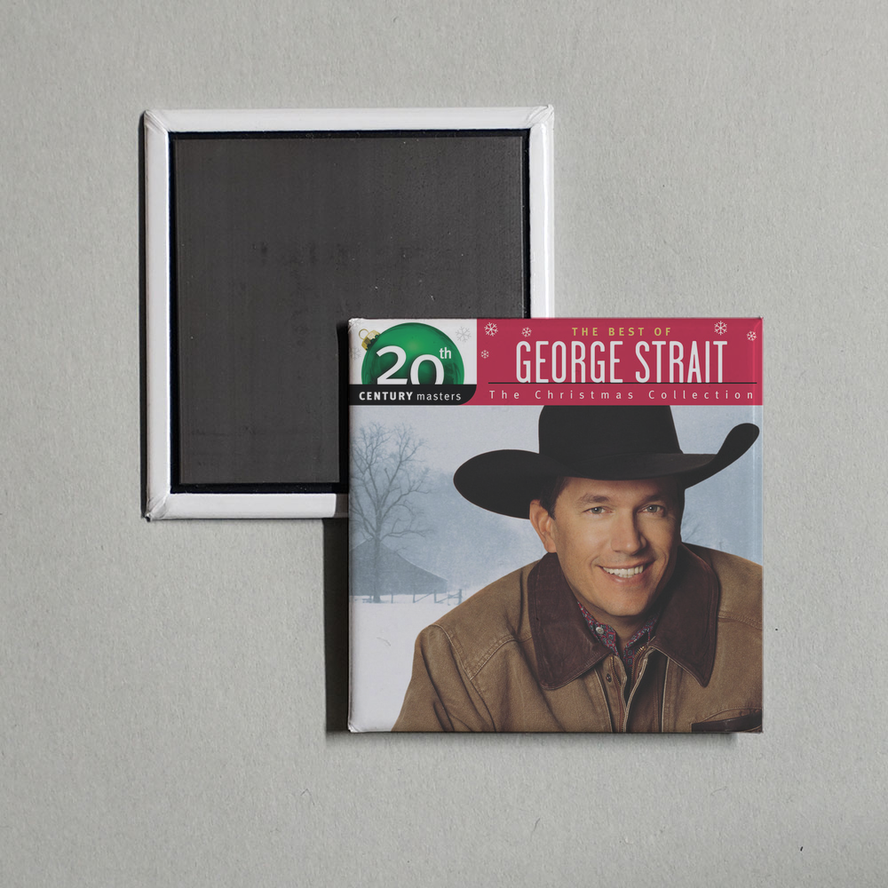 George Strait - 20th Century Masters Christmas Collection George Strait Album Cover Fridge Magnet