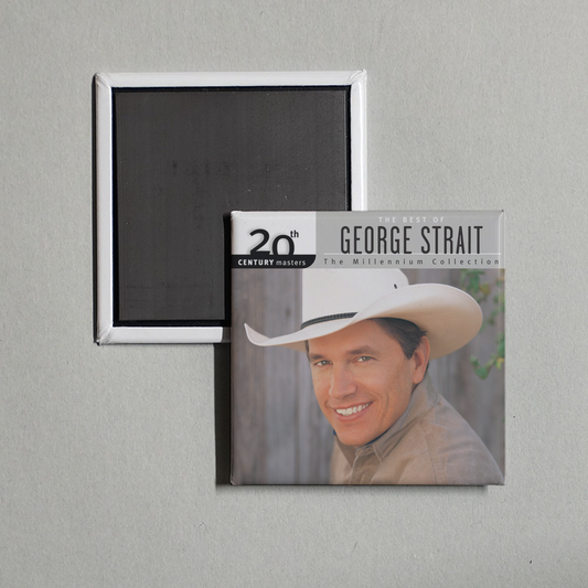 George Strait - 20th Century Masters The Millennium Collection Best Of George Strait Album Cover Fridge Magnet