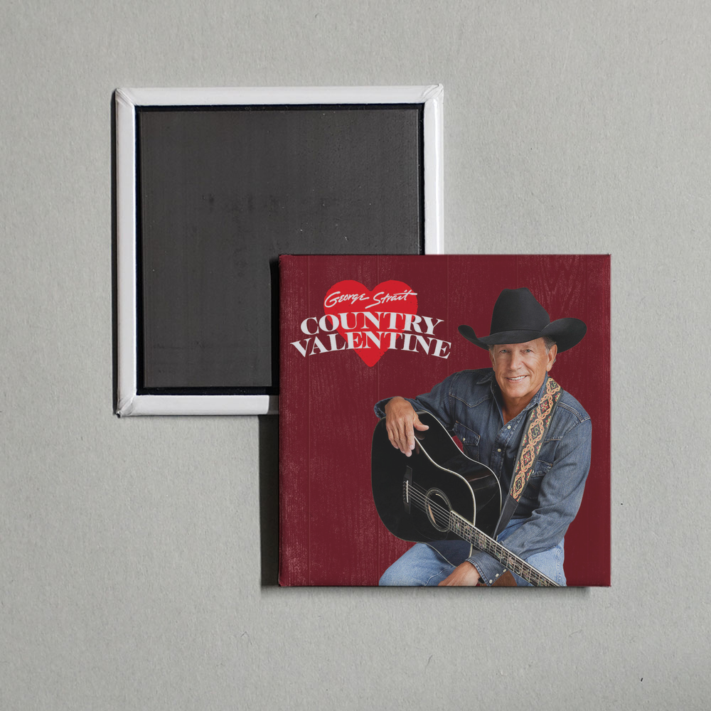George Strait - Country Valentine Album Cover Fridge Magnet