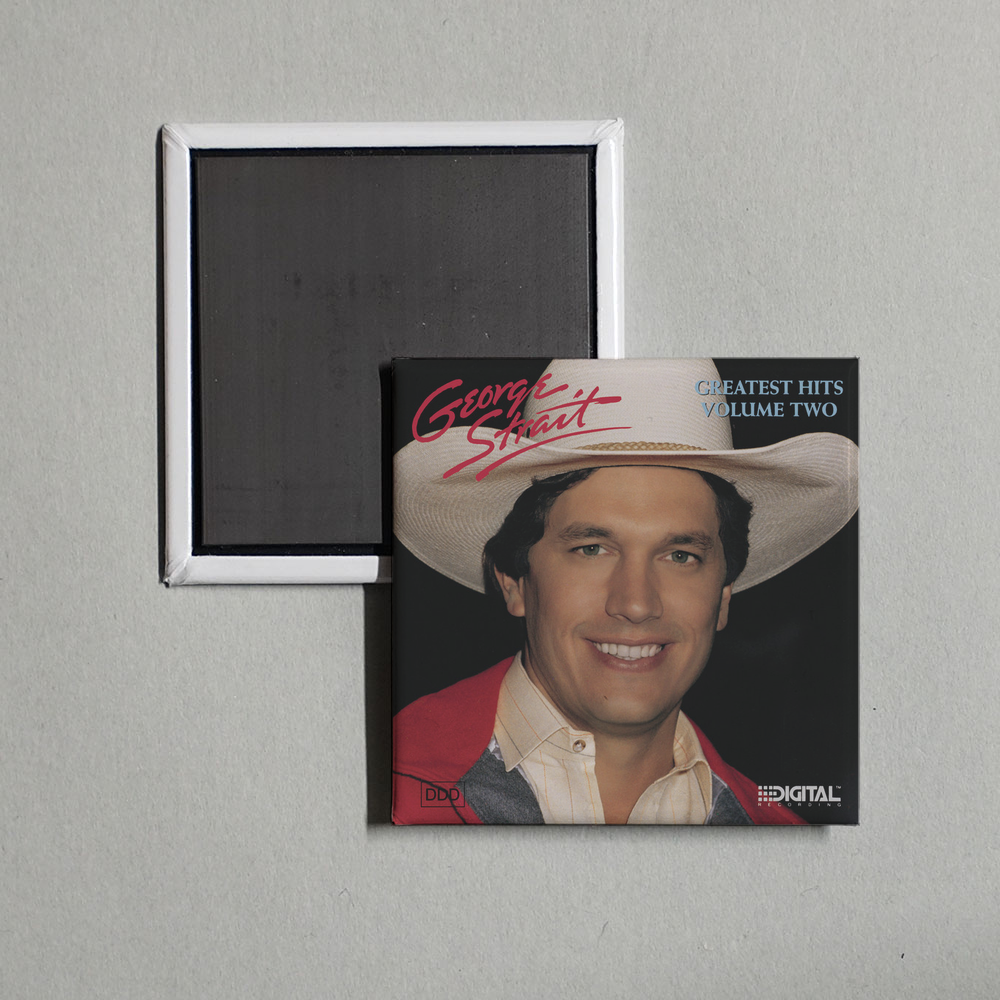 George Strait - George Strait's Greatest Hits, Volume Two Album Cover Fridge Magnet