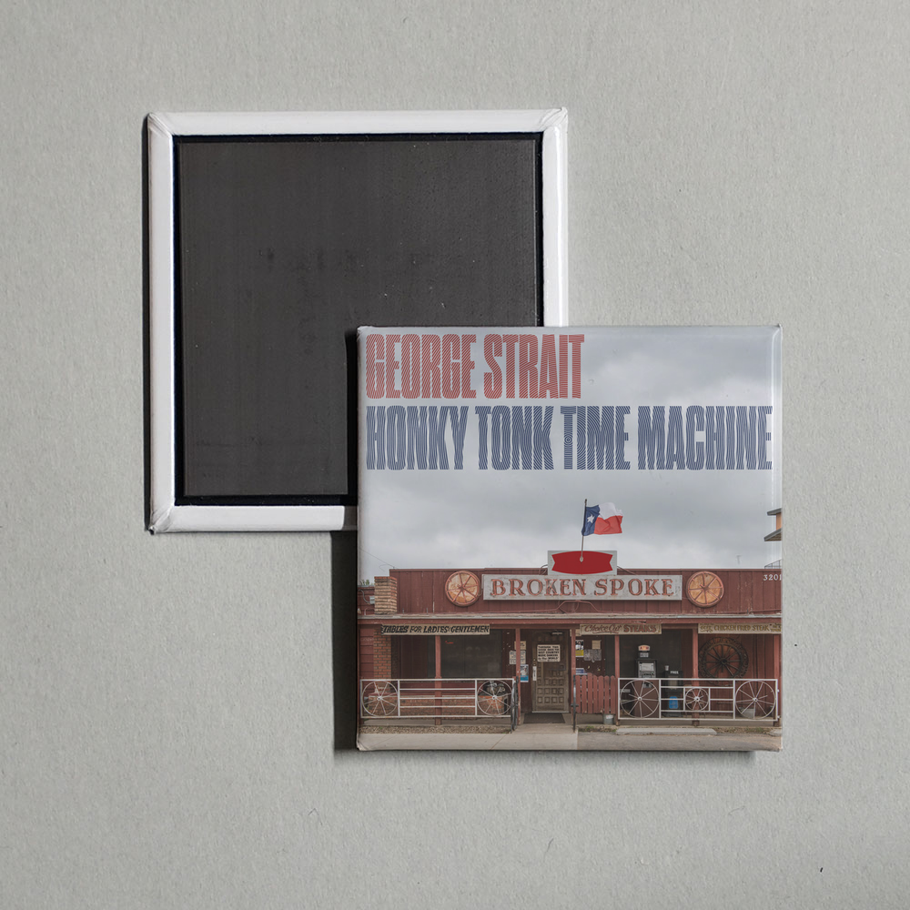 George Strait - Honky Tonk Time Machine Album Cover Fridge Magnet
