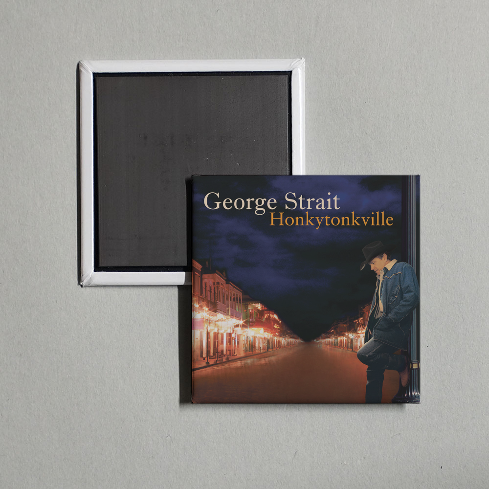 George Strait - Honkytonkville Album Cover Fridge Magnet