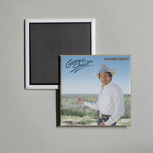 George Strait - Ocean Front Property Album Cover Fridge Magnet