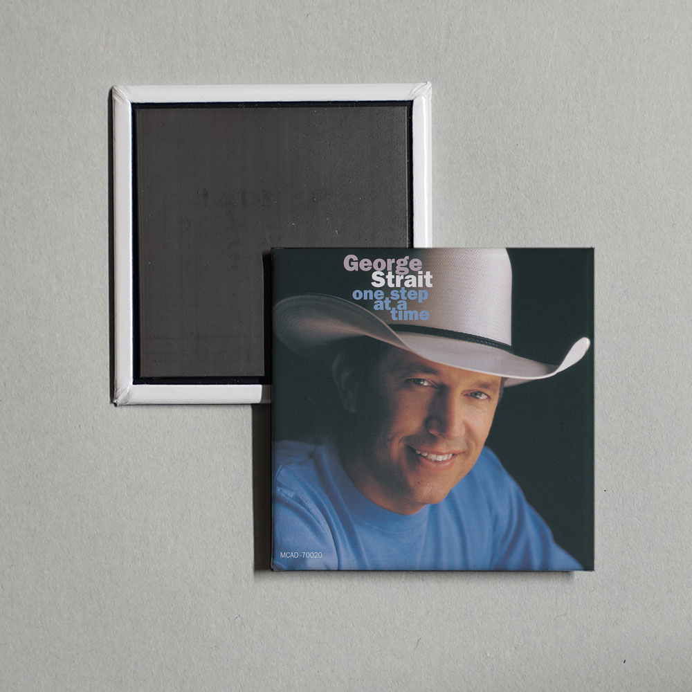George Strait - One Step At A Time Album Cover Fridge Magnet