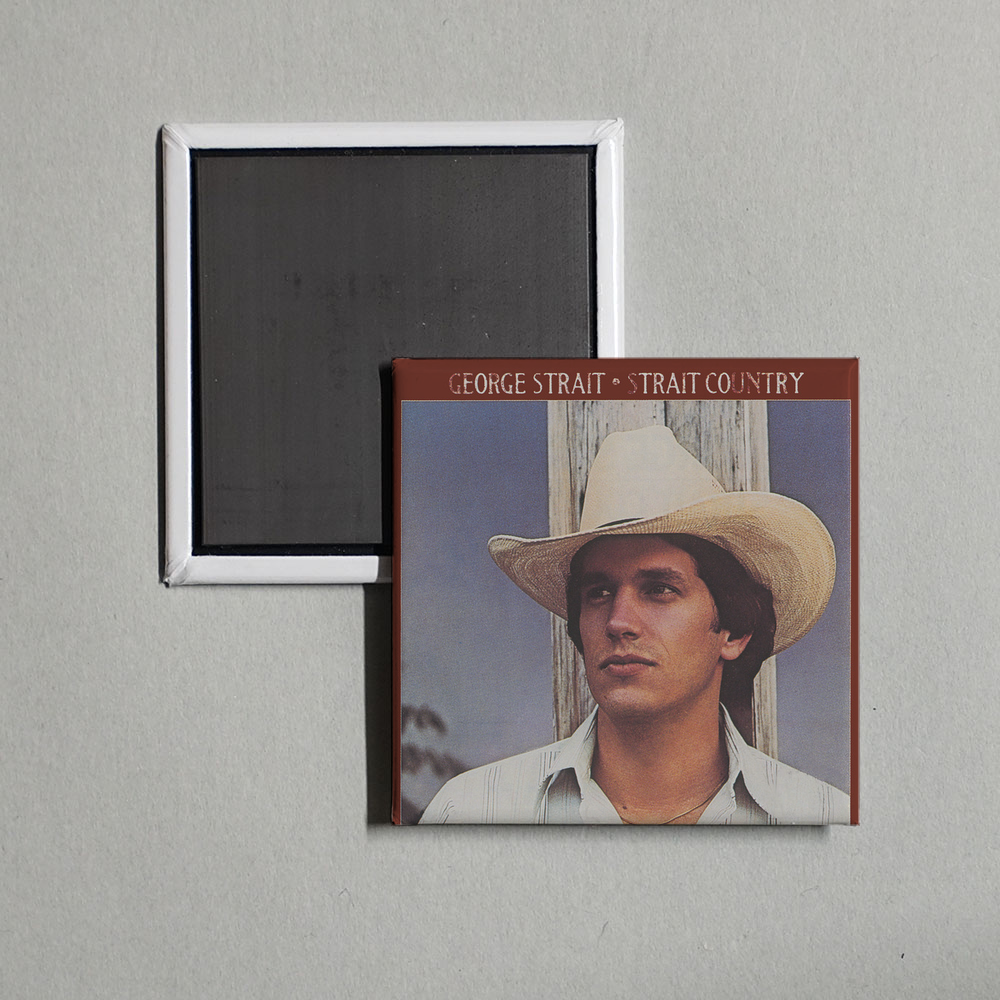 George Strait - Strait Country Album Cover Fridge Magnet