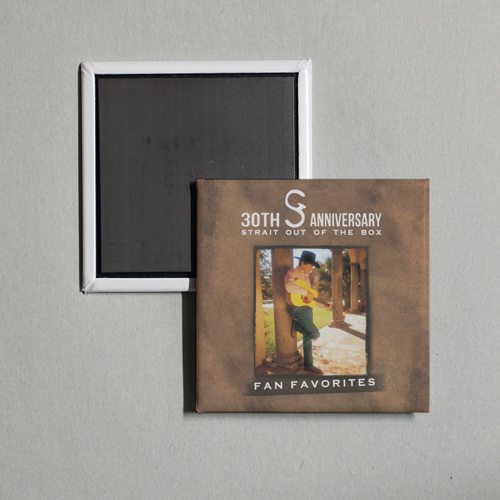 George Strait - Strait Out Of The Box Fan Favorites Album Cover Fridge Magnet