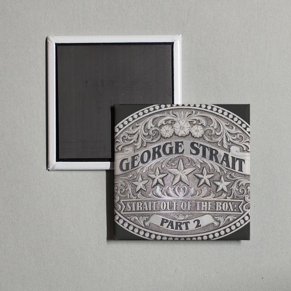 George Strait - Strait Out Of The Box Part 2 Album Cover Fridge Magnet