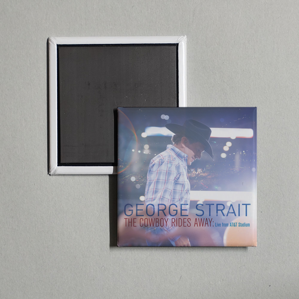 George Strait - The Cowboy Rides Away Live From AT&T Stadium Album Cover Fridge Magnet