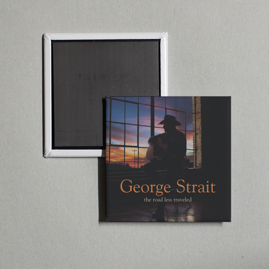 George Strait - The Road Less Traveled Album Cover Fridge Magnet
