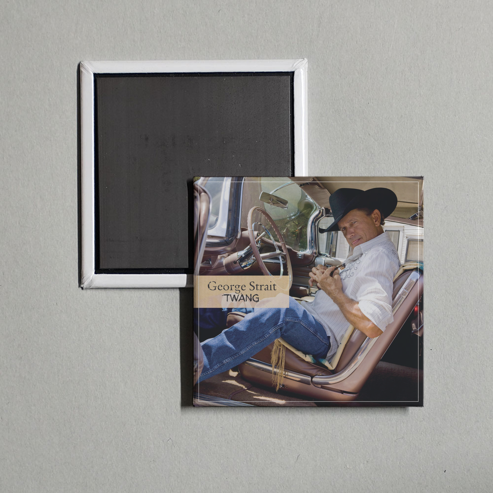 George Strait - Twang Album Cover Fridge Magnet