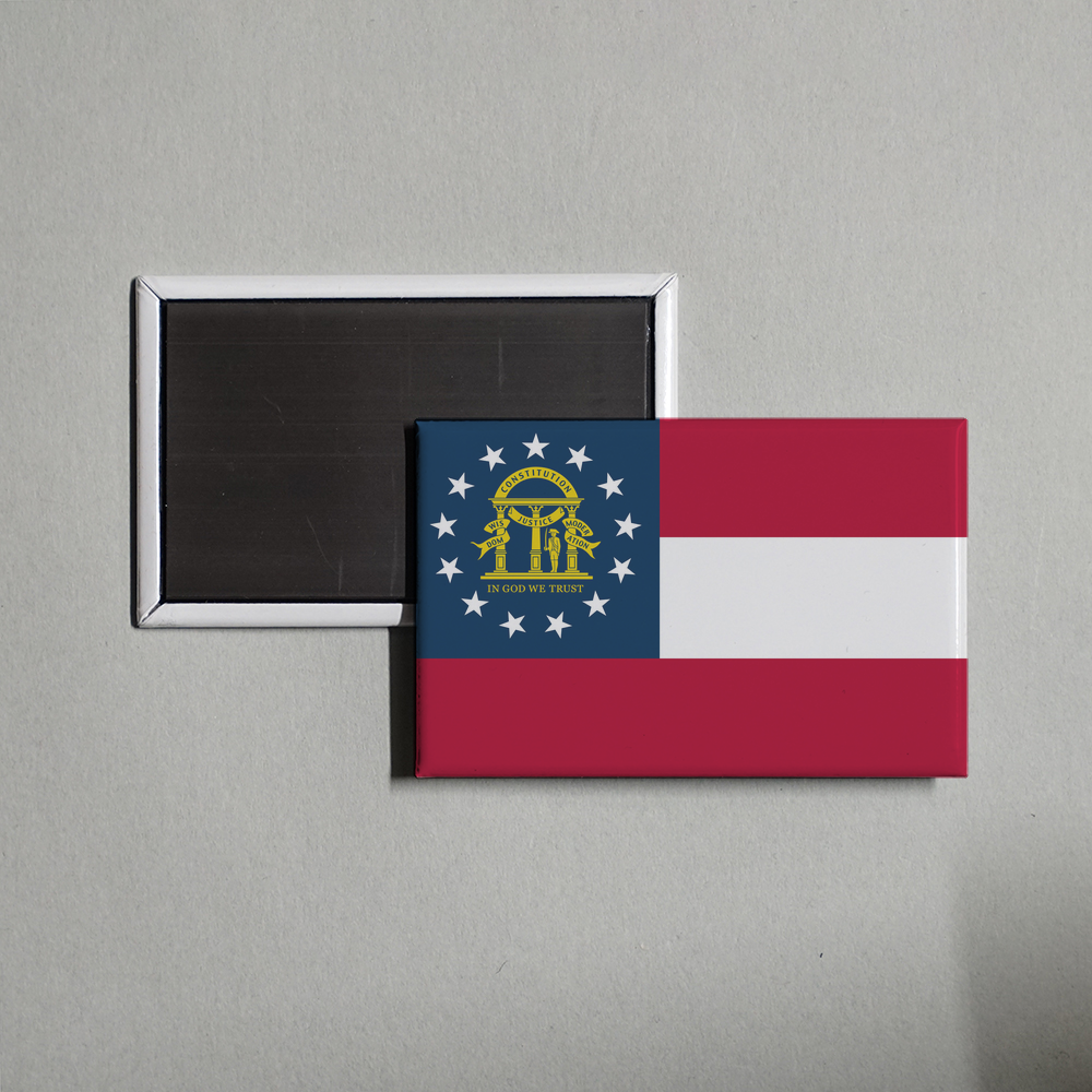 Georgia State Flag Fridge Magnet Fridge Magnet