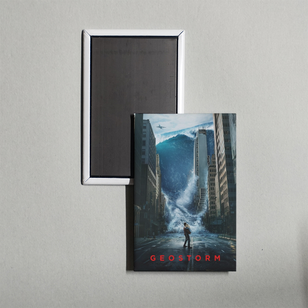 Geostorm Mini Movie Fridge Magnet